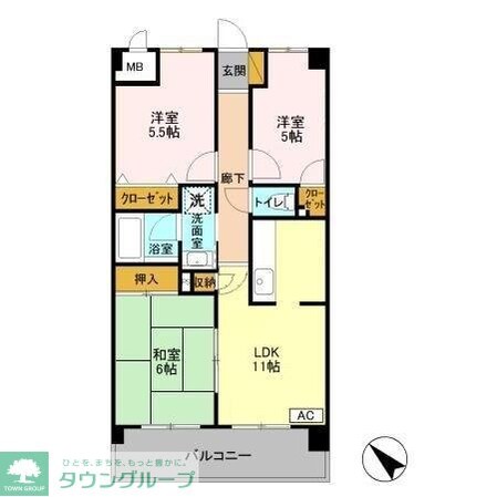 レジデンスJOKOの物件間取画像